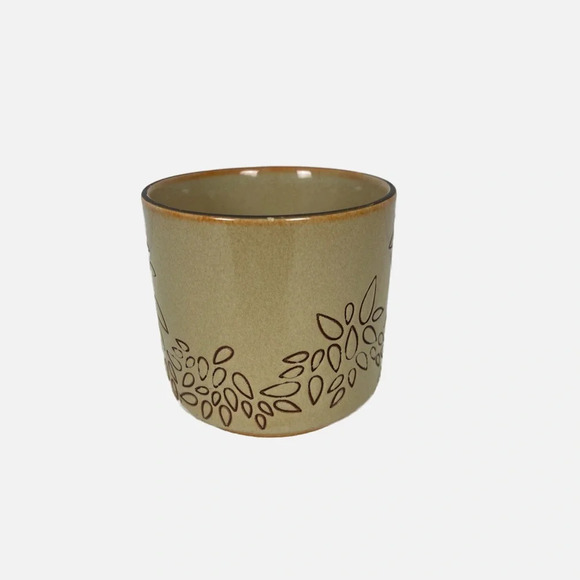 Starbucks 2013 Brown Embossed Engraved Fall Leaves Collectors Coffee Tea Mug - Picture 3 of 10